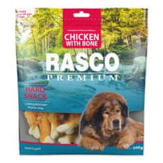 RASCO Pochoutka Premium kuřecím obalené kosti 500g