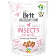 Brit Pochoutka Care Dog Crunchy Cracker Insects Puppy, syrovátka a probiotika 200g