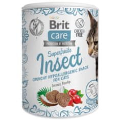Brit Pochoutka Care Cat Snack Superfruits hmyz 100g
