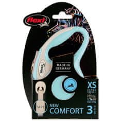 Flexi Vodítko New Comfort páska XS světle modré 3m