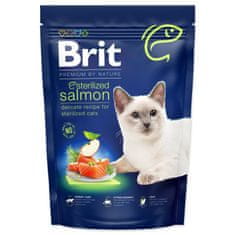 Brit Krmivo Premium by Nature Cat Sterilized Salmon 800g