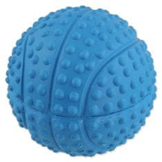 Dog Fantasy Hračka míček basketbal s bodlinami pískací mix barev 5,5cm