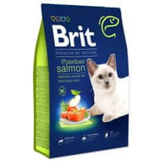 Brit Krmivo Premium by Nature Cat Sterilized Salmon 8kg
