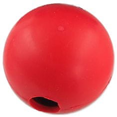 Dog Fantasy Hračka míček gumový s provazem mix barev 5x100cm