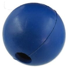 Dog Fantasy Hračka míček gumový s provazem mix barev 5x100cm