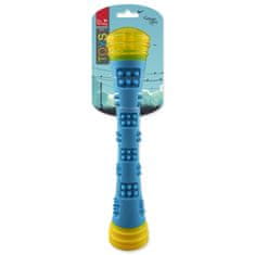 Dog Fantasy Hračka hůlka kouzelná svítící, pískací modro-žlutá 6x6x32cm