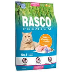 RASCO Krmivo Premium Sensitive krůta s kořenem čekanky a probiotiky 2kg