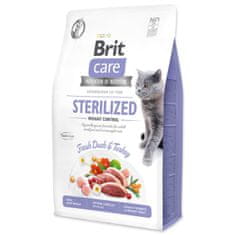 Brit Krmivo Care Cat Grain-Free Sterilized Weight Control 2kg