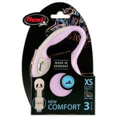Flexi Vodítko New Comfort páska XS růžové 3m