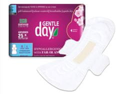 Gentle Day® NOČNÍ VLOŽKY antibakteriální s aniony GENTLE DAY, 8 ks v balení