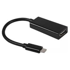 MG adaptér USB-C / HDMI 4K 0.25m, černý