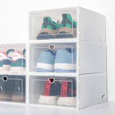 Sofistar Průhledný úložný box na boty (12 ks) + 12 kusy ZDARMA