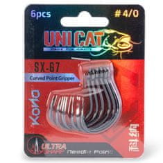 Saenger Uni Cat háček Kona SX-67 Curved Point Gripper 5/0, 6ks 