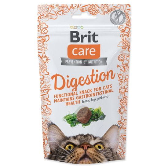 Brit Pochoutka Care Cat Snack Digestion 50g