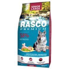 RASCO Krmivo Premium Senior Large kuře s rýží 15kg