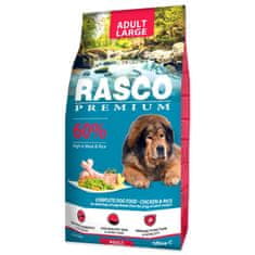 RASCO Krmivo Premium Adult Large kuře s rýží 15kg