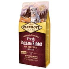 Carnilove Krmivo Cat Fresh Chicken & Rabbit 6kg