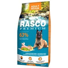 RASCO Krmivo Premium Adult Medium kuře s rýží 15kg