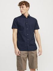 Jack&Jones Pánská košile JJESUMMER Comfort Fit 12248383 Navy Blazer (Velikost M)