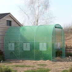 OEM Skleníkový zahradní tunel s kovovým rámem pro více ročních období, zelená fólie 2x3x2m