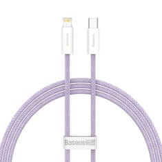 BASEUS Kabel USB-C pro Lightning Baseus řady Dynamic, 20 W, 1 m (fialový)