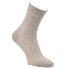 Zdravé Ponožky dámské bavlněné jednobarevné ponožky s jemným svěrem 61108 3pack, 35-38