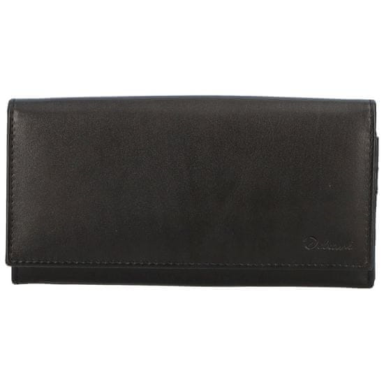 Delami Velká dámská kožená peněženka Stefano, černá
