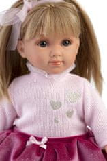Llorens 53552 ELENA - realistická panenka s měkkým látkovým tělem - 35 cm