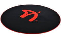 Arozzi Zona Floorpad Red/ ochranná podložka na podlahu/ kulatá 121 cm průměr/ černá s červeným logem