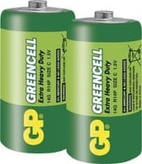 GP Zinková baterie GP Greencell C (R14)