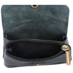 Delami Vera Pelle Malá kožená barevná peněženka do každé kabelky, Simone D28 černá