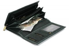 Wild Velká dámská kožená peněženka Brigida, černá