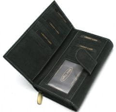 Wild Velká dámská kožená peněženka Brigida, černá