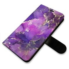 iSaprio Flipové pouzdro - Purple Marble pro Xiaomi Redmi Note 13 5G