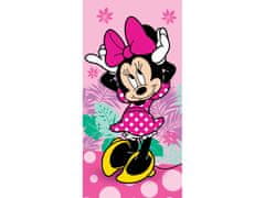 Jerry Fabrics Dětská plážová osuška Minnie Mouse Pretty in Pink