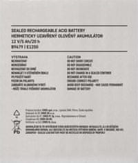 Emos Bezúdržbový olověný akumulátor 12 V/5Ah, faston 6,3 mm