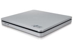 Hitachi Hitachi-LG GP70NS50 / DVD-RW / externí / slim / M-disc / USB / stříbrná