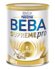 BEBA SUPREMEpro 2, 6 HMO, pokračovací kojenecké mléko, 800 g, od uk. 6. měsíce