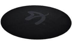 Arozzi Zona Floorpad Black/ ochranná podložka na podlahu/ kulatá 121 cm průměr/ černá s šedým logem