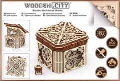 Wooden city 3D puzzle Tajemná schránka 176 dílů