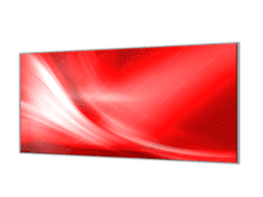 Glasdekor Ochranná deska červený abstrakt - Ochranná deska: 40x40cm, Lepení na zeď: S lepením na zeď