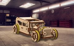Wooden city 3D puzzle Automobil Hot Rod 141 dílů