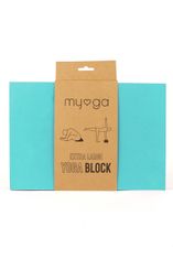 Yoga Design Lab Plochá Kostka Na Jógu Myga - Tyrkysová