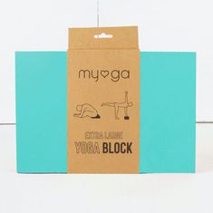 Yoga Design Lab Plochá Kostka Na Jógu Myga - Tyrkysová