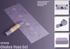 Yoga Design Lab Sada Na Jógu Myga Chakra Yoga Set: Podložka, Kostka, Popruh