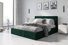 Veneti Manželská postel 180x200 JOSKA - zelená