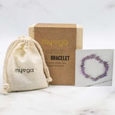 Yoga Design Lab Myga Náramek Chip Bracelet - Ametyst