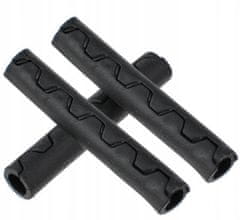 Korbi Černý silikonový kryt pro převodníkové nebo brzdové lanko, 3 kusy