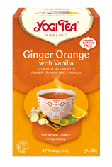 Yoga Design Lab Čaj Yogi Tea Ginger Orange And Vanilla - Zázvorovo-Pomerančový S Vanilkou