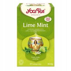 Yoga Design Lab Čaj Yogi Tea Lime Mint - Limetka S Mátou (17X1,8G)